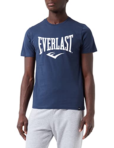 Everlast Herren Sport Boxen T-Shirt, Russel, Blau, 2XL von Everlast