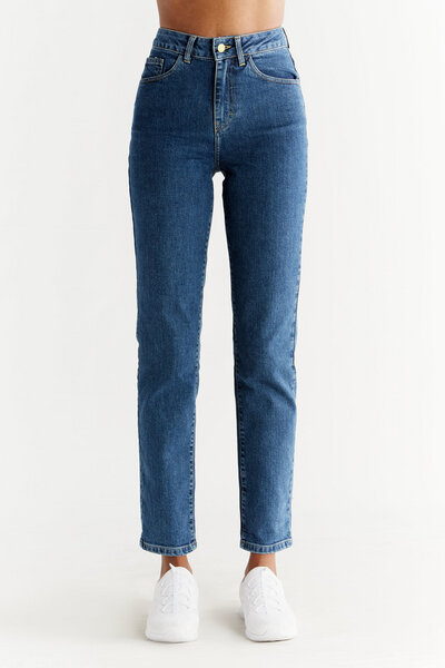 EVERMIND - Damen Regular Fit Jeans aus Bio-Baumwolle WL1009 von Evermind