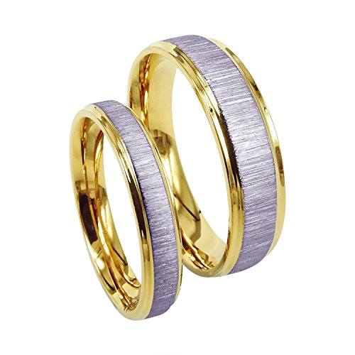 Everstone Eheringe Paar Ringe Verlobungsringe Titan Ringe Größe: 47-76 von Everstone