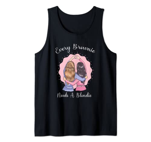 Every Brownie Needs A Blondie Shirt, Damen und Mädchen Tank Top von Every Brownie Needs A Blondie Designs