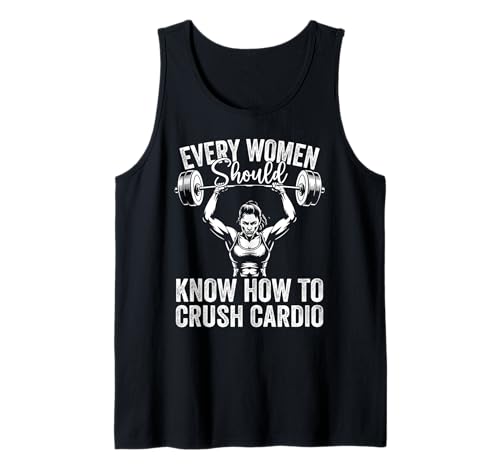Jede Frau sollte wissen, wie man Fitness Gym Frauen zerquetscht Tank Top Jede Frau sollte wissen, wie man Fitness Gym Frauen zerquetscht Tank Top von Every Woman Should Know How To Clean Funny