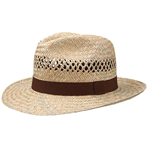 Hut Damenhut Herrenhut Frauen Männer Damen und Herren Unisex Strohhut Basthut Erntehut Sommerhut Sonnenhut Karibikhut Strandhut Urlaubshut Beige in der Grösse 57 von EveryHead