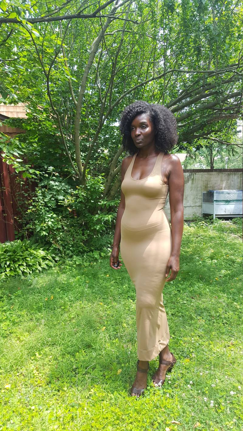Glatte B Elasthan Tank Kleid Glatte B Elasthan Tank Kleid von EveryWomanEveryEvent