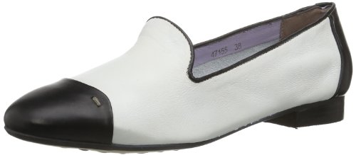 Everybody 830186, Damen Ballerinas, Weiß (Weiss/schwarz 3), EU 39.5 von Everybody