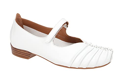 Everybody Damenschuhe - Riemchen Pumps GALEGA 30508H2296 002-white Weiß, EU 37.5 von Everybody