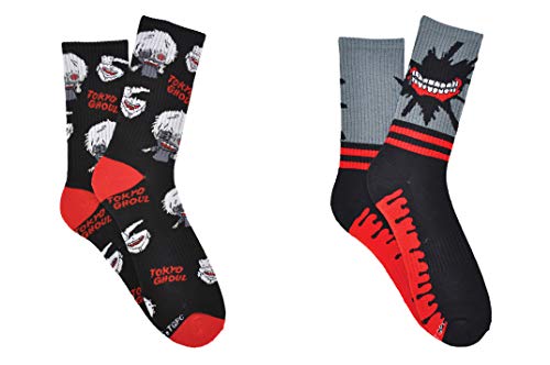 Tokyo Herren Socken Ghoul 2er-Pack Athletic Crew von Everything Legwear