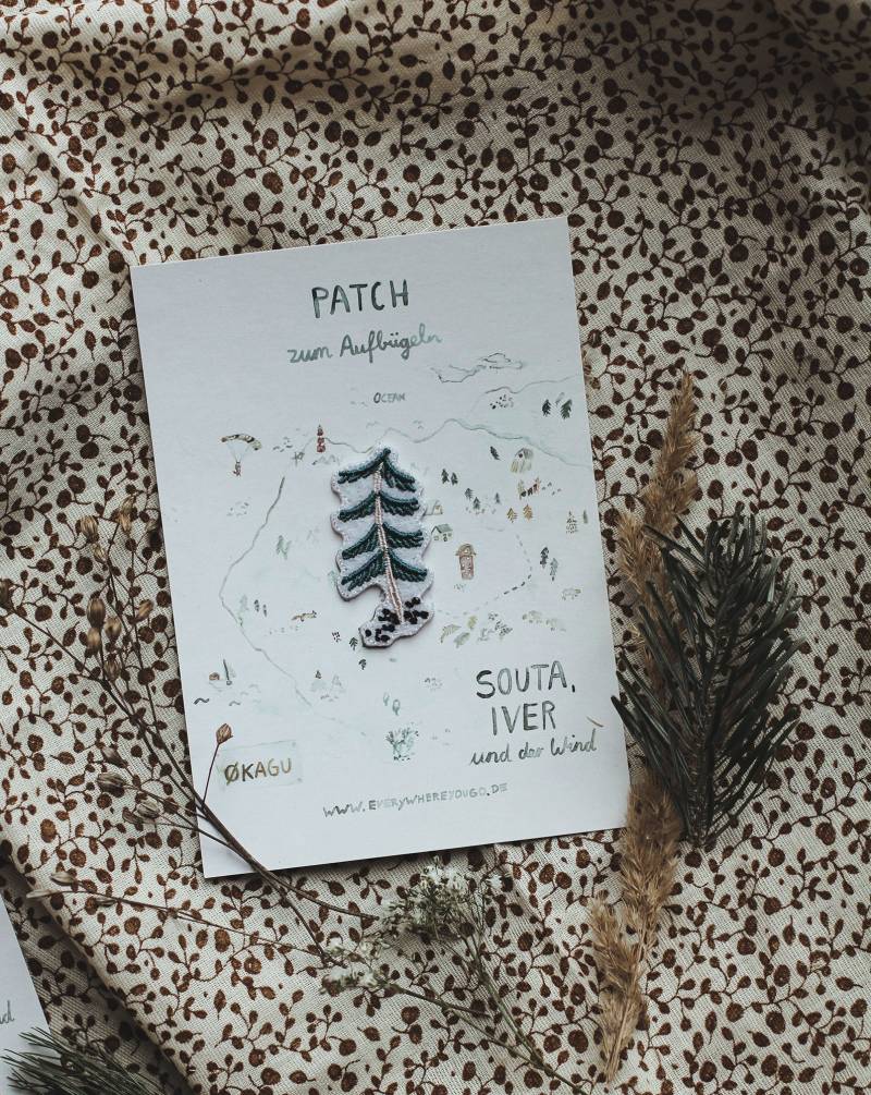 Souta, Iver Und Der Wind/Baum Patch Zum Aufbügeln Souta, Iver Und Der Wind/Baum Patch Zum Aufbügeln von EverywhereyougoShop