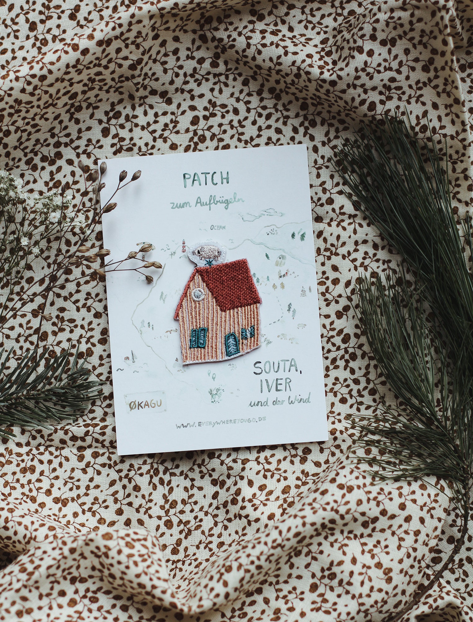 Souta, Iver Und Der Wind/Haus Patch Zum Aufbügeln Souta, Iver Und Der Wind/Haus Patch Zum Aufbügeln von EverywhereyougoShop