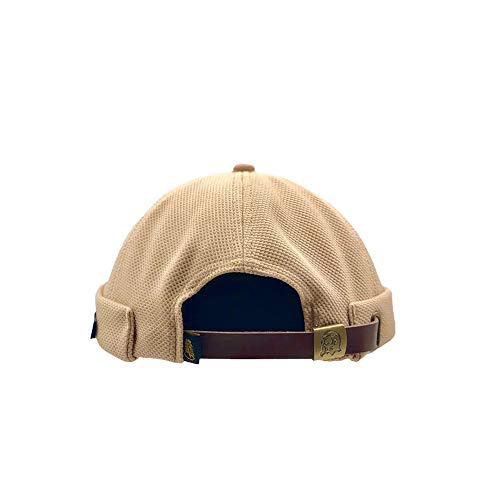 Evetin Summer Atmungsaktiv Schiffermütze Baseball Cap Unisex Dockercap Seemannsmütze Hafenmütze Bikermütze Watch Kappe Beanie Hut 014 (Hell Khaki) von CMUNDLJQ