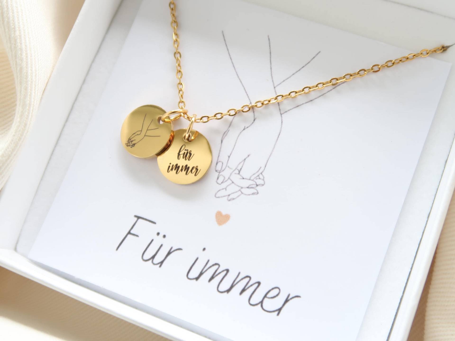 Halskette Mit Gravur - Anhänger Namenskette Aus Edelstahl Valentinstag Geschenk Für Sie Halskette Mit Gravur - Anhänger Namenskette Aus Edelstahl Valentinstag Geschenk Für Sie von EveundLyn