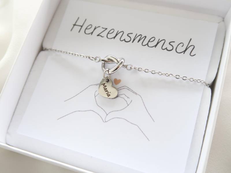 Gravur Armband - Beste Freunde Personalisiertes Geschenk von EveundLyn