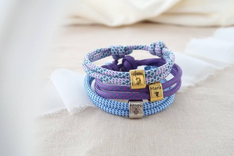Personalisiertes Mädchen Armband - Mit Gravur Kinder Kommunionsgeschenk Konfirmationsgeschenk Geburtstagsgeschenk von EveundLyn