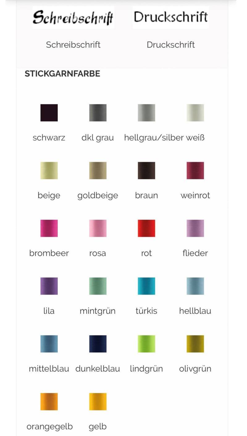 1x Bestickung - Lederpuschen/ Krabbelschuhe -Personalisierung von EveyoshamburgShop