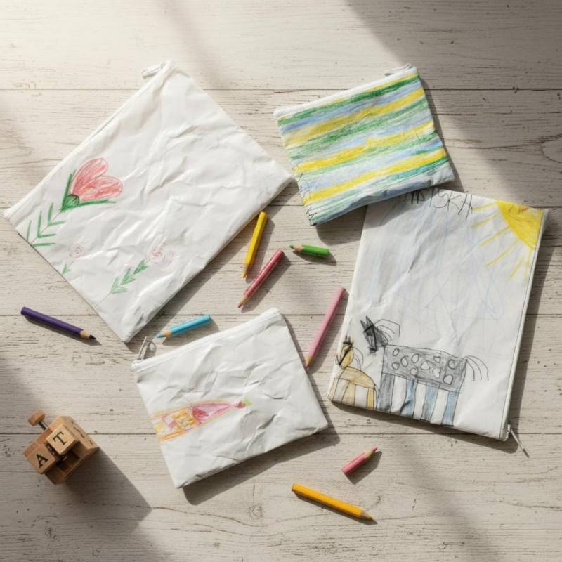 Täschchen Aus Kinderzeichnung von EvgOriginals