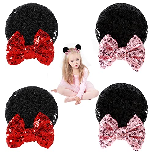 2 Paar Pailletten Maus Ohren Haarspangen Glitzer Haarschleifen Niedliche Mäuse Ohren Clips Haarspangen für Frauen Mädchen Haarschmuck Kostüm Party Favor Cosplay Weihnachtsdekoration 2 Paar Pailletten Maus Ohren Haarspangen Glitzer Haarschleifen Niedliche Mäuse Ohren Clips Haarspangen für Frauen Mädchen Haarschmuck Kostüm Party Favor Cosplay Weihnachtsdekoration von Evherv