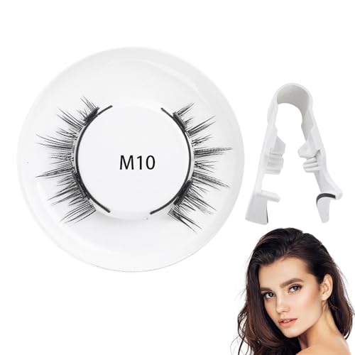 Magnetische Wimpern, falsche schwarze Wimpern, Wispy-Wimpern-Set, kein Kleber und Eyeliner, benötigte wiederverwendbare künstliche Wimpern für Frauen, Erwachsene, Mädchen von EviKoo