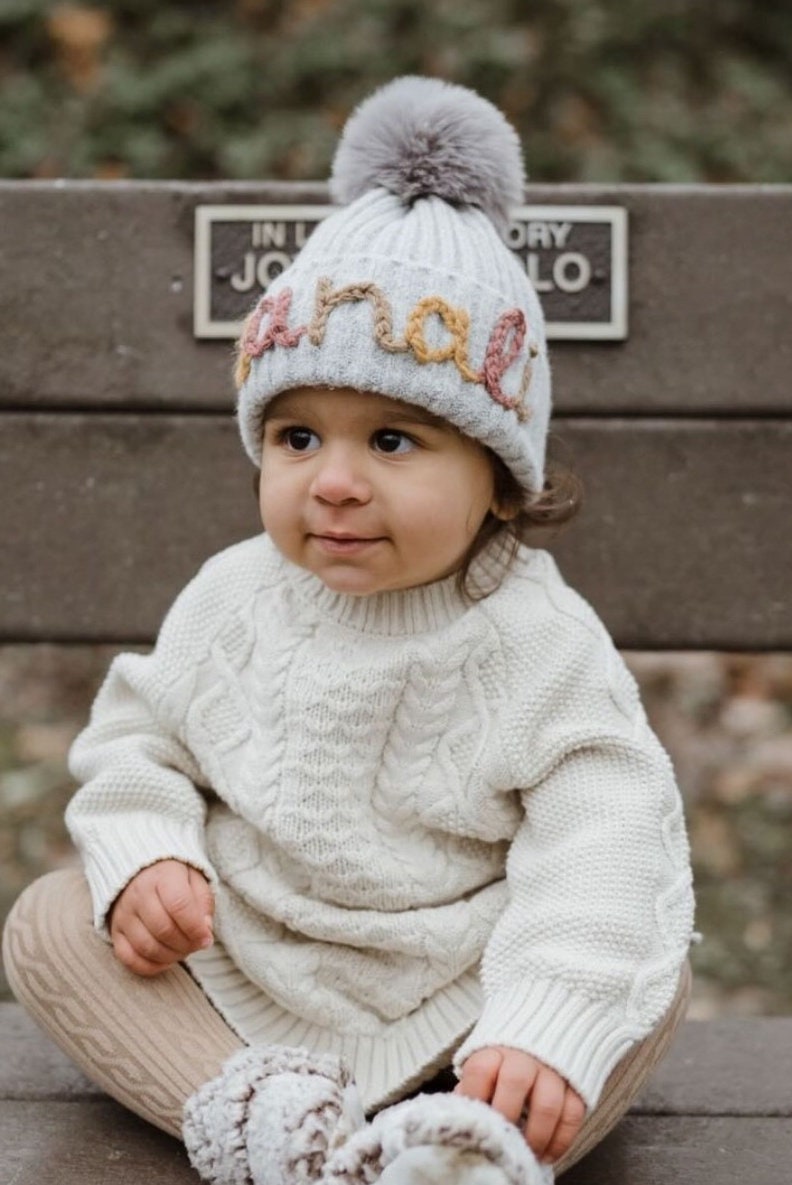 Name Personalisierte Gestickte Mütze von EvieandLuCo