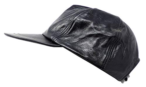 Evil Wear Leder-Mütze Herren Damen Leather-Cap alle Größen schwarz von Evil Wear