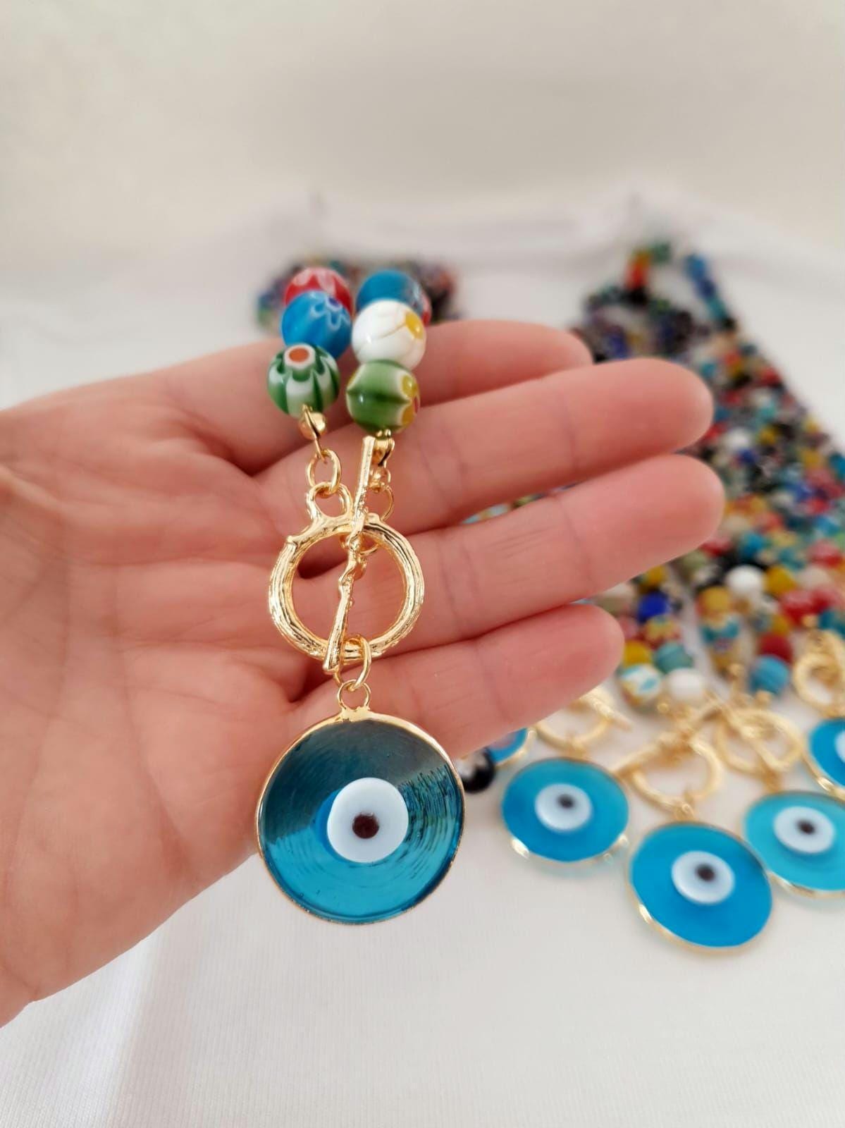 Nazarboncuk Kette, Nazarkette, Kolye, Glasperlenkette, Schmuck von Evileyeandmore