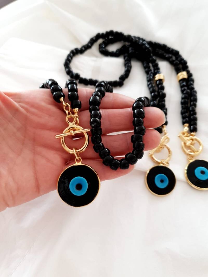 Nazarboncuk Kette, Nazarkette, Kolye, Glasperlenkette, Schmuck von Evileyeandmore