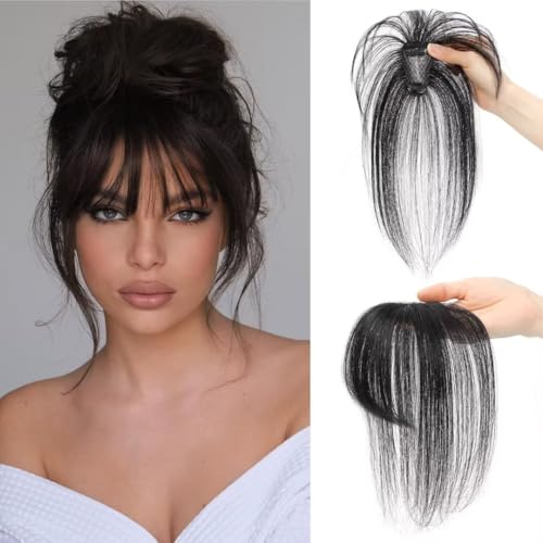 Evimstil Pony Clip in 100% Remy Echthaar Fringe Bangs Human Hair Clip in Pony Fringe Extensions Natürliche Bangs with Haarteile Echthaar Haarverlängerung für Frauen Evimstil Pony Clip in 100% Remy Echthaar Fringe Bangs Human Hair Clip in Pony Fringe Extensions Natürliche Bangs with Haarteile Echthaar Haarverlängerung für Frauen von Evimstil