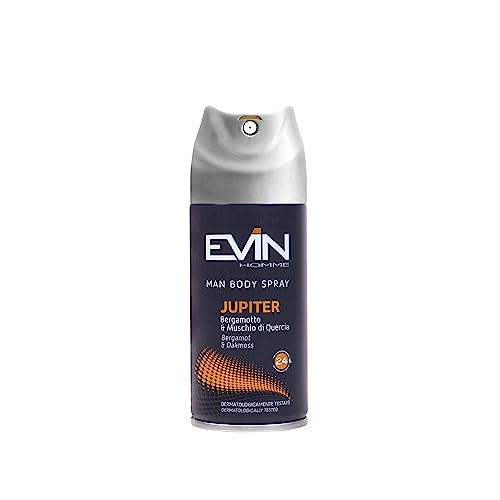 EVIN HOMME | Deodorant für Herren, Spray, Bergamotte-Duft und Eichenmoos, 24 Stunden, 150 ml von EVIN