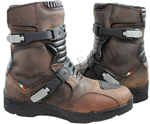 EVIRON Adventure Low Motorrad Motorrad Leder Boot MX Off Road Stiefel, braun, 40 EU EVIRON Adventure Low Motorrad Motorrad Leder Boot MX Off Road Stiefel, braun, 40 EU von Eviron