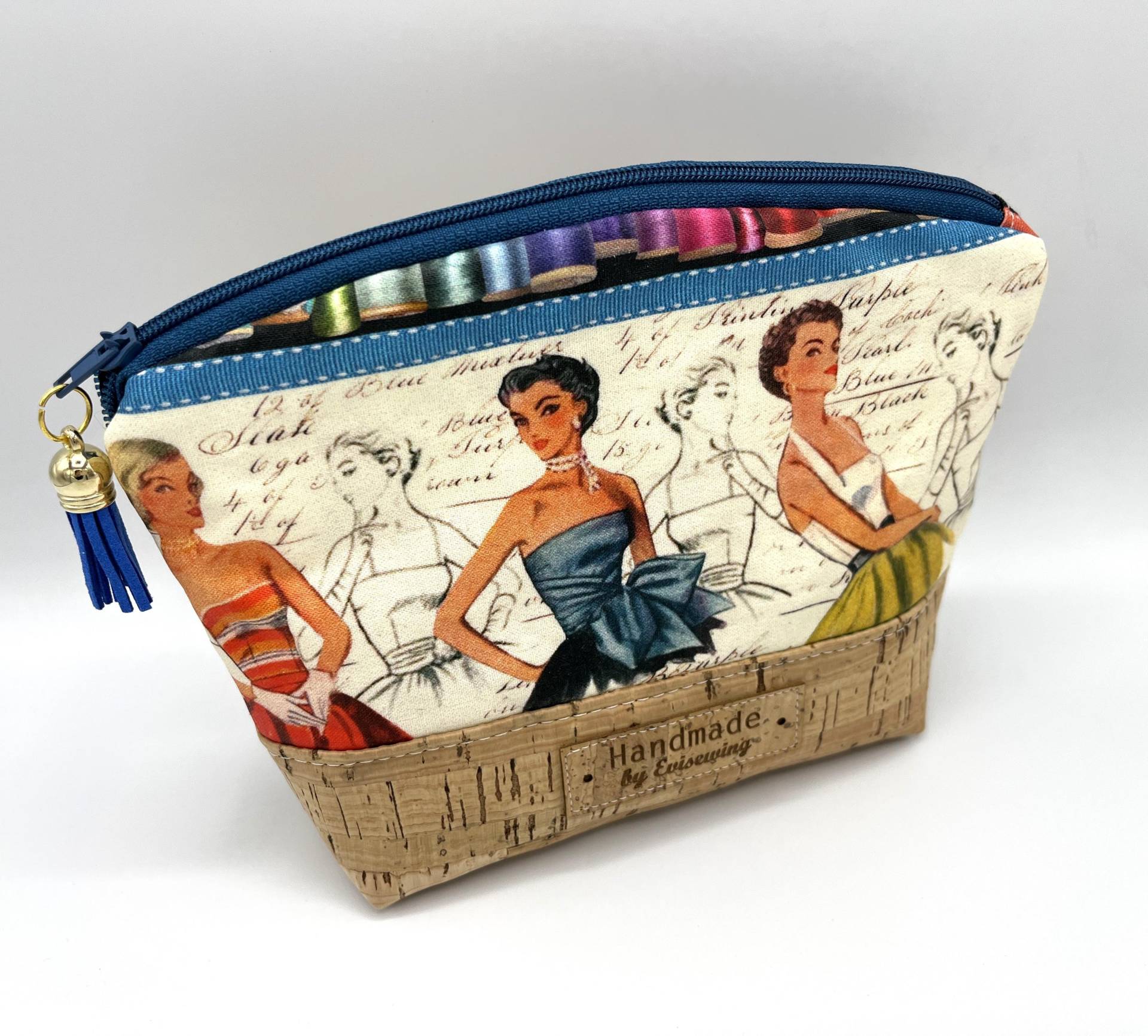 Kosmetiktasche Und Kulturbeutel Mit Retromotiv Der 50Er Jahre By Evisewing von Evisewing