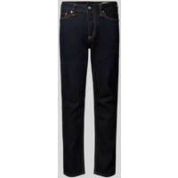 Evisu Straight Fit Jeans mit Kontrastnähten in Jeansblau, Größe 32 Evisu Straight Fit Jeans mit Kontrastnähten in Jeansblau, Größe 32 von Evisu