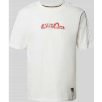Evisu T-Shirt mit Label-Print in Weiss, Größe XXL Evisu T-Shirt mit Label-Print in Weiss, Größe XXL von Evisu
