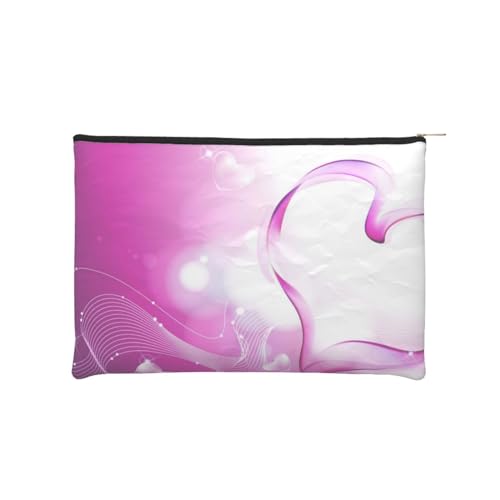 Make-up-Tasche mit tropischen Flamingos, Kosmetiktasche für Damen, wasserdicht, tragbar, kleine Tasche mit offenem flachem Kulturbeutel, Kulturbeutel, für den täglichen Bedarf, Aufbewahrungstasche für von Evius