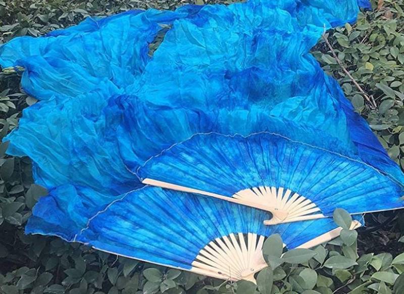 Paar Bauchtanz Kostüm Seide Fächer Schleier Multi Color | Free Case Paar Bauchtanz Kostüm Seide Fächer Schleier Multi Color | Free Case von EvlinSilksUSA