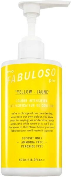 EVO Hair Fabuloso Pro Colour Intensifier Conditioner 500 ml yellow von Evo