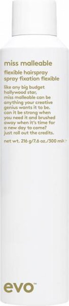 Evo Hair Style Miss Malleable Flexible Hairspray 300 ml von Evo