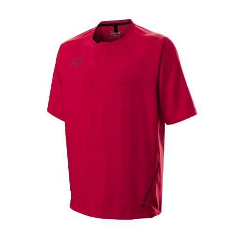 EvoShield Herren Kurzärmelige Bp-Jacke Hemd, Scharlachrot, L EvoShield Herren Kurzärmelige Bp-Jacke Hemd, Scharlachrot, L von EvoShield