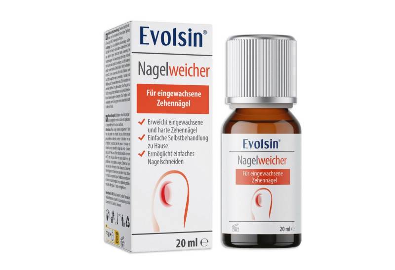 Evolsin Nagelweicher Evolsin Nagelweicher für eingewachsene Zehennägel - 20ml von Evolsin