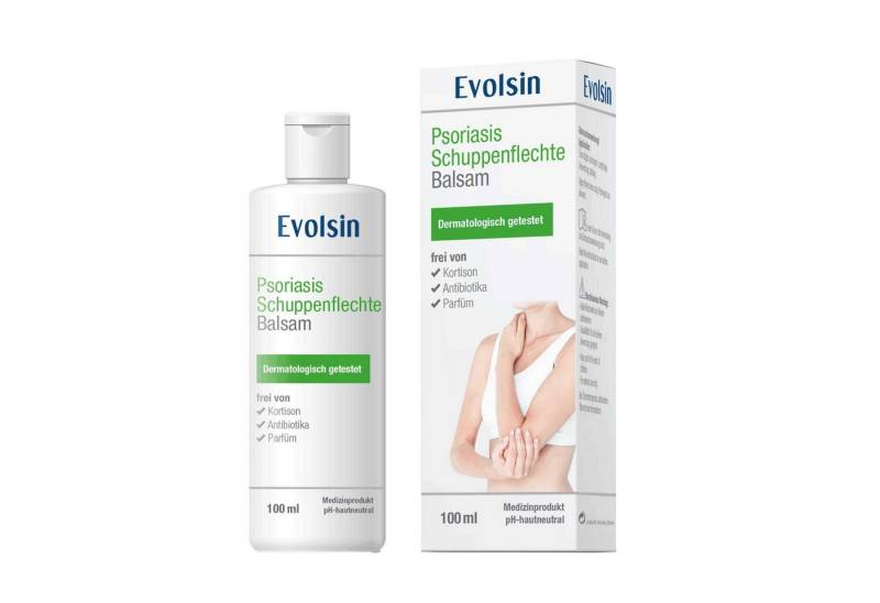 Evolsin Hautcreme Psoriasis Schuppenflechte Balsam - OHNE Kortison, Zertifiziertes Medizinprodukt mit patentierter Wirkweise von Evolsin