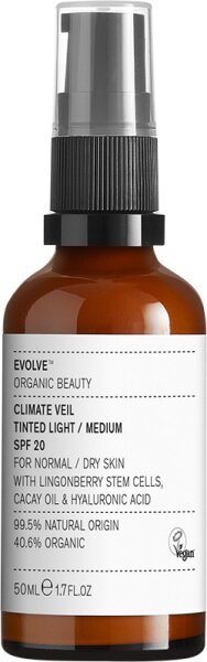Evolve Organic Beauty Climate Veil Tinted Deep 4.0 SPF 20 50 ml Evolve Organic Beauty Climate Veil Tinted Deep 4.0 SPF 20 50 ml von Evolve Organic Beauty
