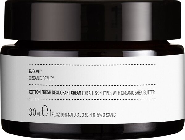 Evolve Organic Beauty Cotton Fresh Deodorant Cream 30 ml Evolve Organic Beauty Cotton Fresh Deodorant Cream 30 ml von Evolve Organic Beauty