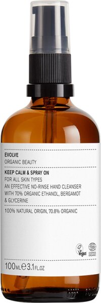 Evolve Organic Beauty Keep Calm And Spray On Sanitizer 100 ml Evolve Organic Beauty Keep Calm And Spray On Sanitizer 100 ml von Evolve Organic Beauty