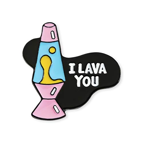 EvolveFISH Anstecknadel mit Lavalampe "I Lava You", 3,8 cm hoch von EvolveFISH