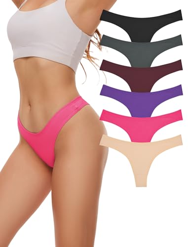 Evolyline Baumwolle Tanga Damen String Damen Baumwolle Tanga Set Strings & Tangas Unterhosen Slip Unterwäsche für Frauen Mehrpack Atmungsaktiv Panties von Evolyline