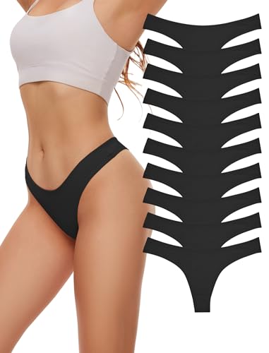 Evolyline Baumwolle Tanga Damen String Damen Baumwolle Tanga Set Strings & Tangas Unterhosen Slip Unterwäsche für Frauen Mehrpack Atmungsaktiv Panties von Evolyline