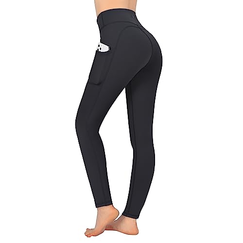 Evolyline Leggings Damen High Waist Push Up Baumwolle Sport, Sporthose Damen Sportleggins Damen Lang mit Taschen, Yoga Hosen für Sport Fitness Freizeit von Evolyline