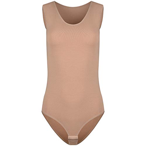 Evoni Body elegantes Top hellbraun M von Evoni