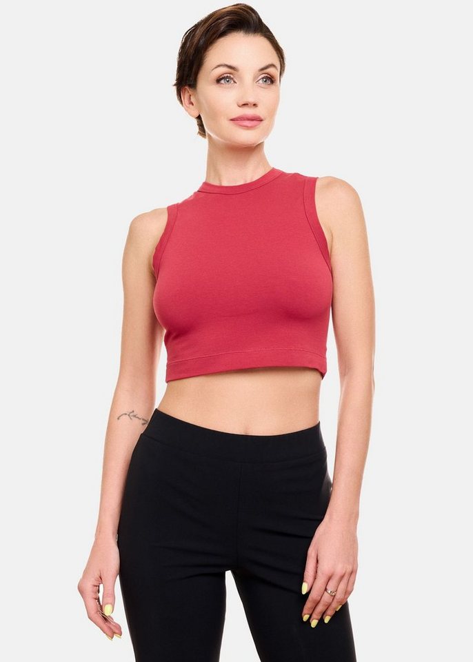 Evoni Crop-Top Damen Shirt Top bauchfrei von Evoni