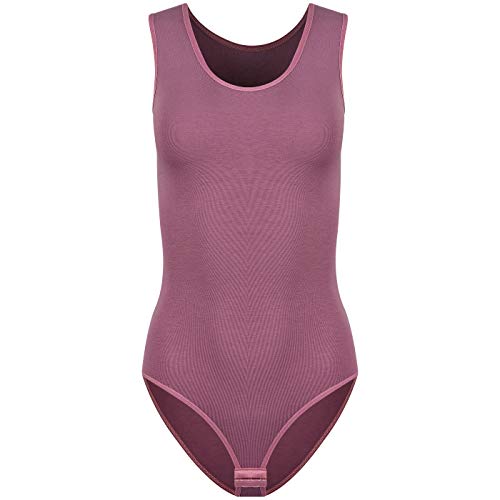 Evoni Damen Body elegantes Top aschrosa L von Evoni