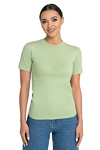 Evoni Damen T-Shirt Kurzarm grün M von Evoni