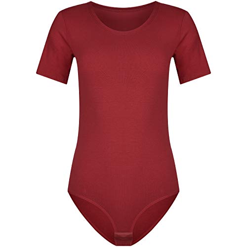 Evoni Damen Body kurzarm bordeax S von Evoni