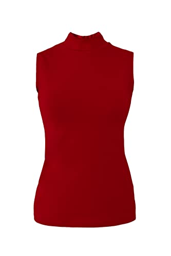 Evoni ärmelloses Shirt mit Halbkragen (Rot, XL) von Evoni